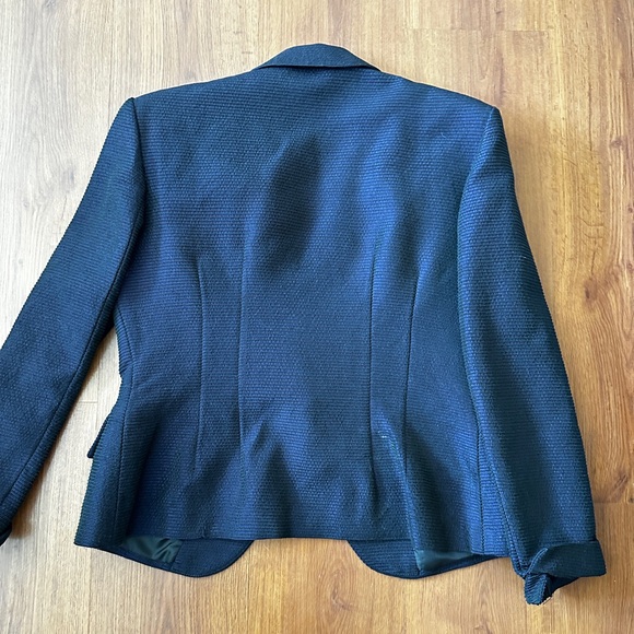 Vintage Christian Dior Iridescent Blue Blazer - Picture 11 of 14